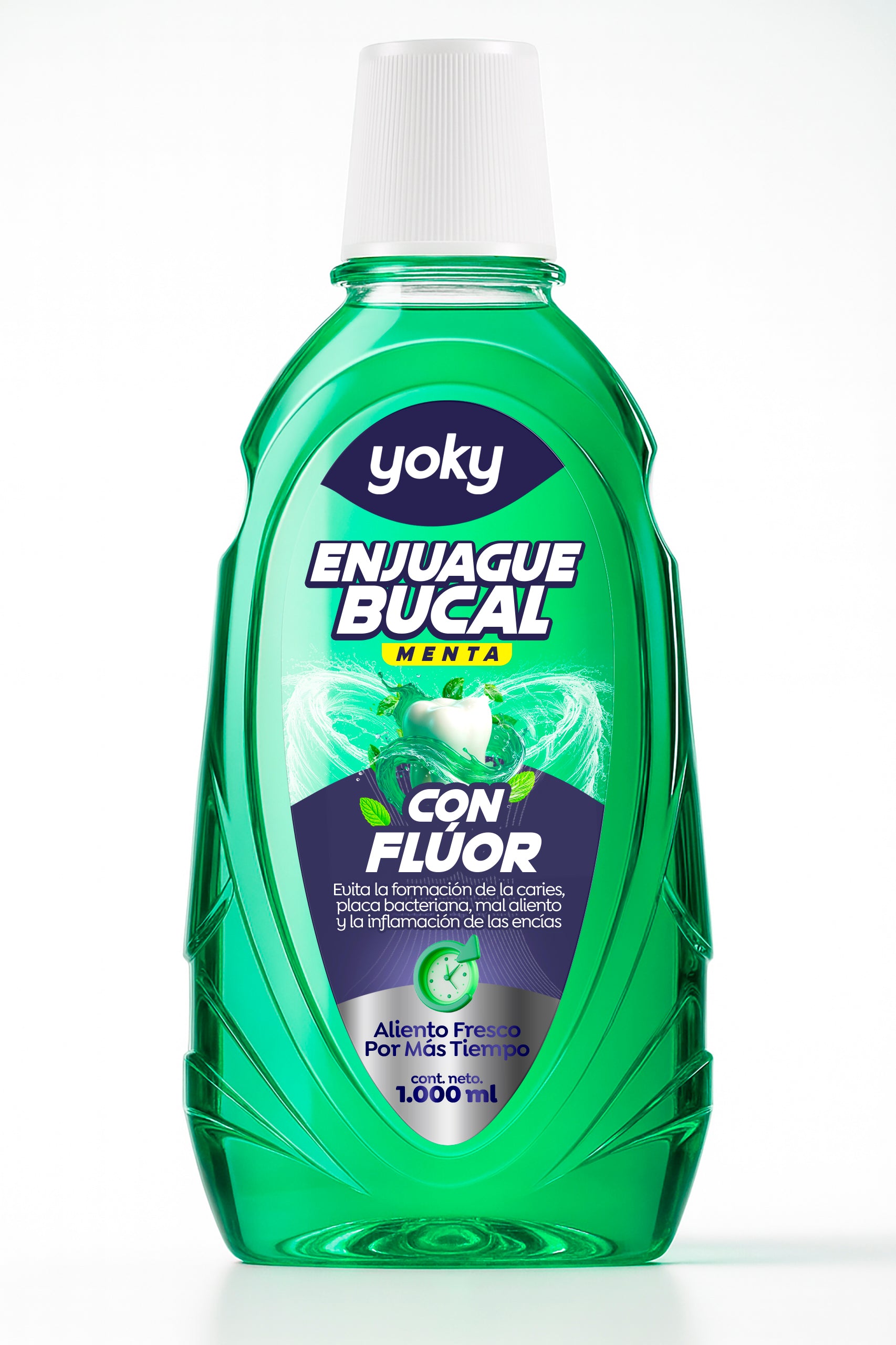 Enjuague Bucal con Flúor Yoky Dent