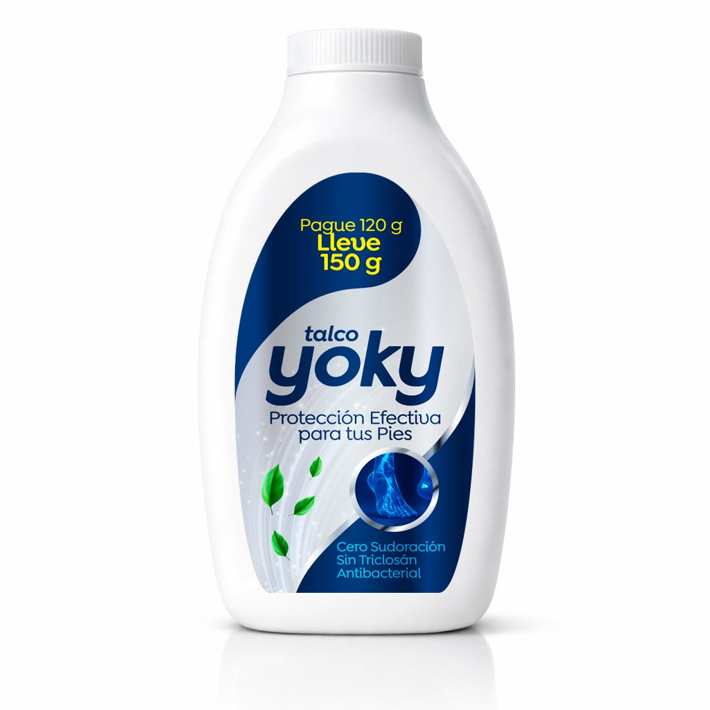 Talco para pies Yoky